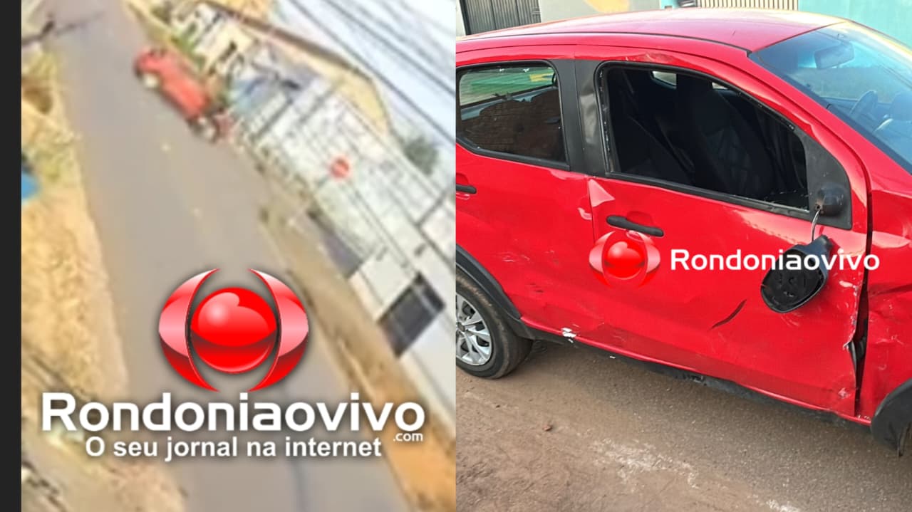 VÍDEO: Câmeras registram grave acidente após motoqueiro avançar via