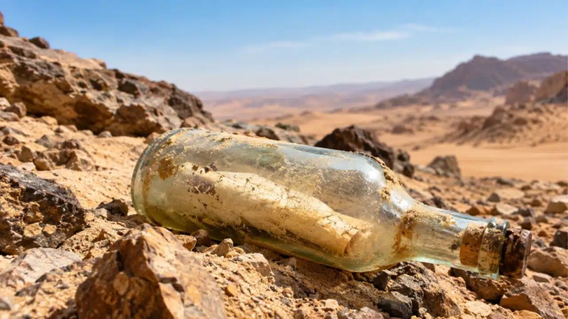 50 ANOS DEPOIS: Bilhete de 1977 encontrado no deserto do Egito revela identidade do autor