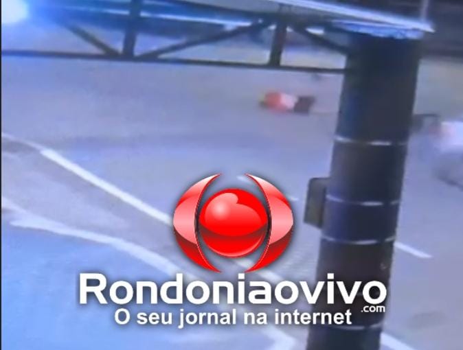 INTUBADO: Vídeo registra grave acidente com moto aplicativo na Calama