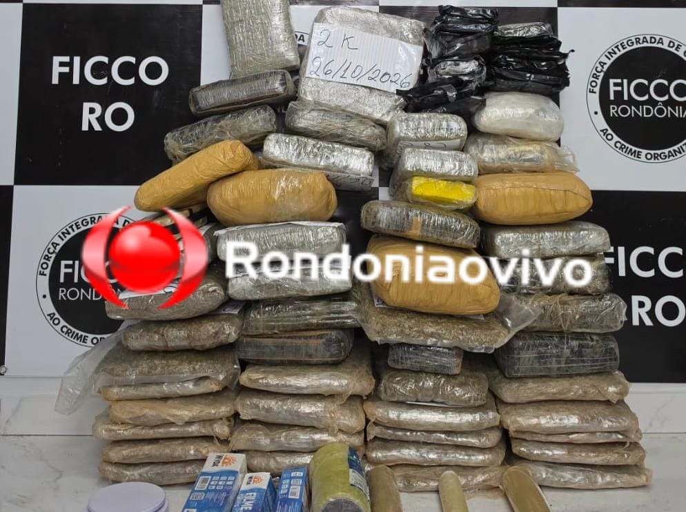 NO FORRO:  FICCO apreende 57 kg de drogas escondidos em obra na zona Sul