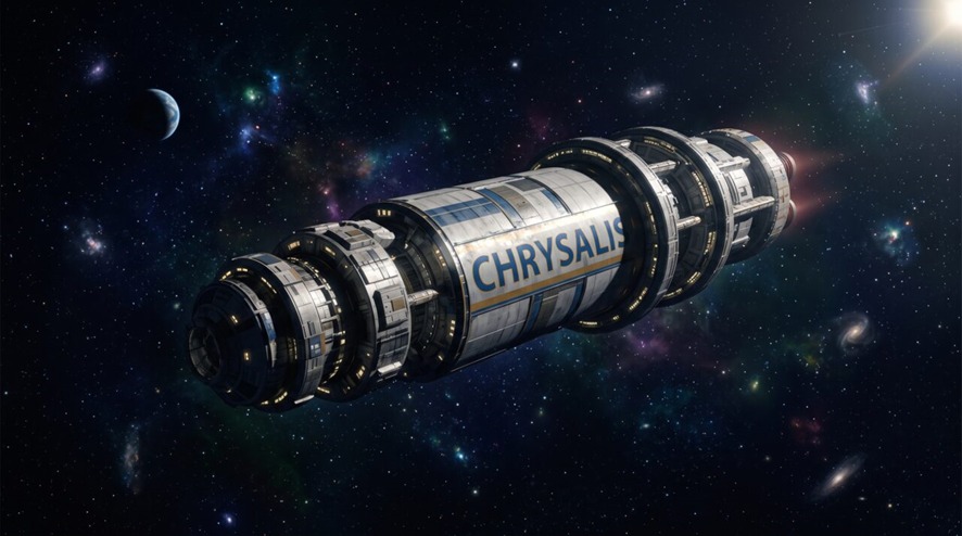 CHRYSALIS: Nave espacial gigante para realizar viagem interestelar 