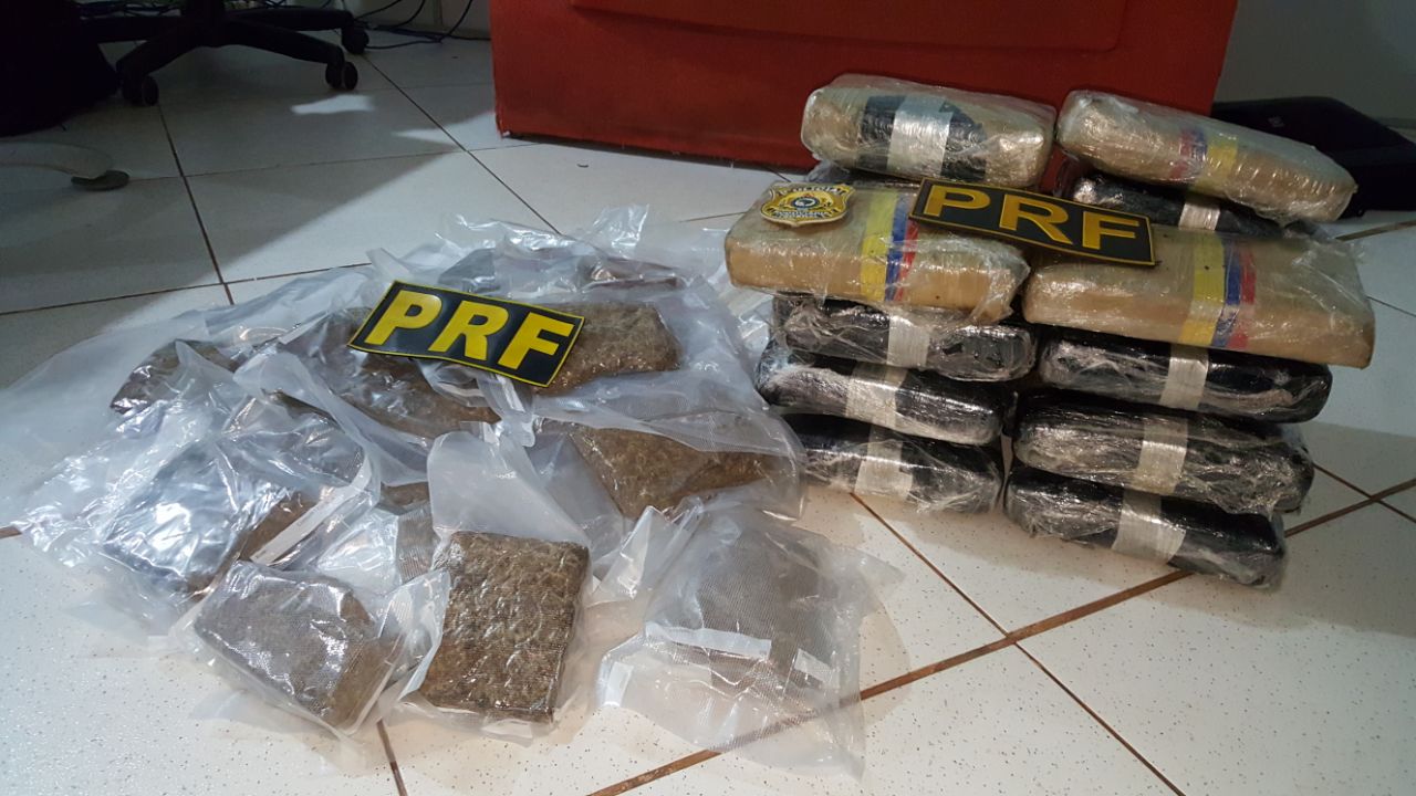 ABANDONADA: PRF apreende droga avaliada em cerca de R$ 1,5 milhão