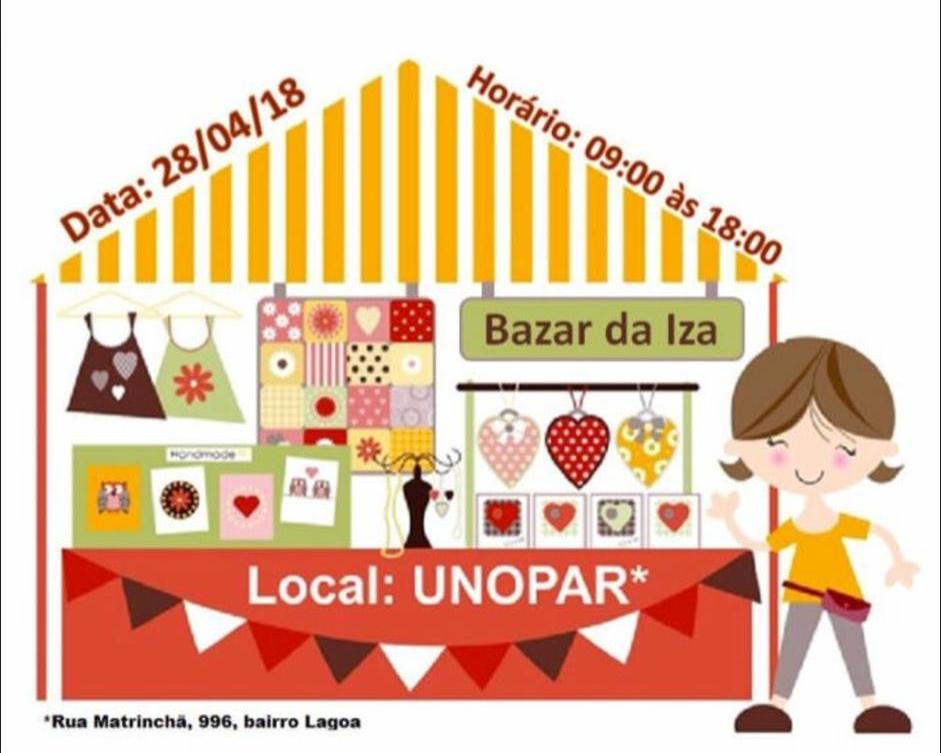 Bazar solidário com preço mínimo de R$ 1,00 acontece neste sábado