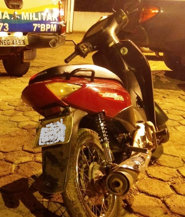 COMPETÊNCIA: Patamo recupera mais uma motocicleta roubada em Rondônia