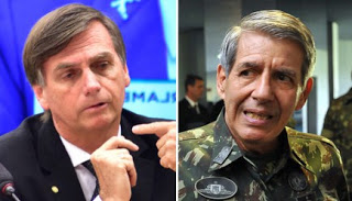 MILITAR: PRP rejeita aliança, e Bolsonaro não terá general como vice