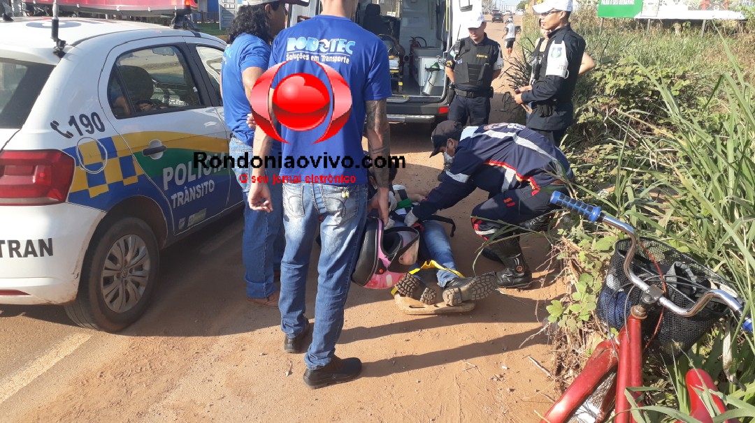 EMBRIAGADO: Taxista tenta fugir após atropelar e deixar dois ciclistas gravemente feridos