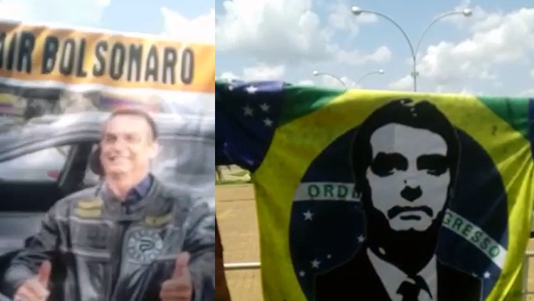 COMÉRCIO: Ambulantes aproveitam para vender camisetas de Bolsonaro no aeroporto