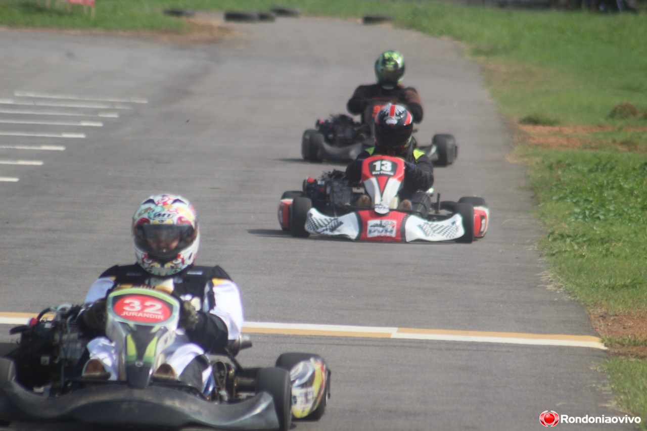 VELOCIDADE: Campeonato estadual de kart foi atração em Ariquemes