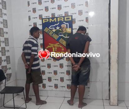 FLAGRANTE: Suspeito de assaltos e adolescente são detidos com arma na região central