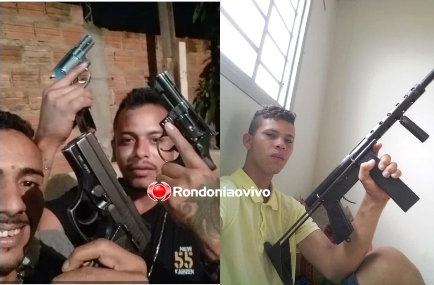 VÁRIOS ROUBOS: Polícia procura bando que se exibe com armas de grosso calibre em rede social