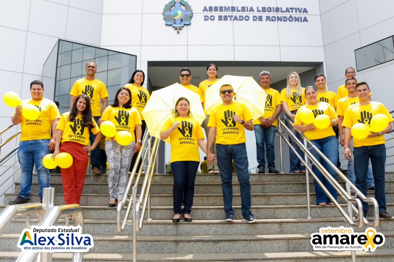 CONSCIENTIZAÇÃO: Campanha do Setembro Amarelo é aderida pelo deputado Alex Silva