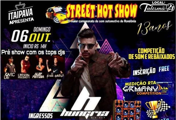 Confira os sorteados para o 'Street Hot Show' em Porto Velho