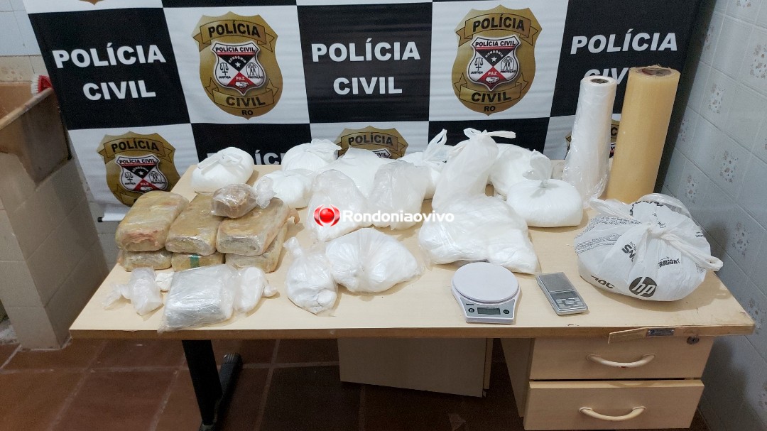 VÍDEO: Polícia apreende oito quilos de cocaína que era vendida em distribuidora na capital