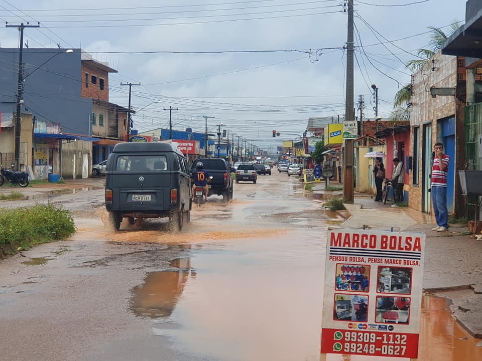 CHUVA: Falta de infraestrutura leva transtorno a moradores da capital