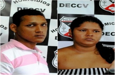 Casal acusado de matar mulher se apresenta na delegacia de homicídios