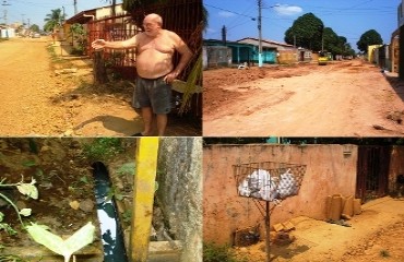 Obra da Prefeitura em bairro da capital deixa moradores indignados - Fotos