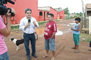 Projeto TV no seu Bairro visita bairro na zona sul