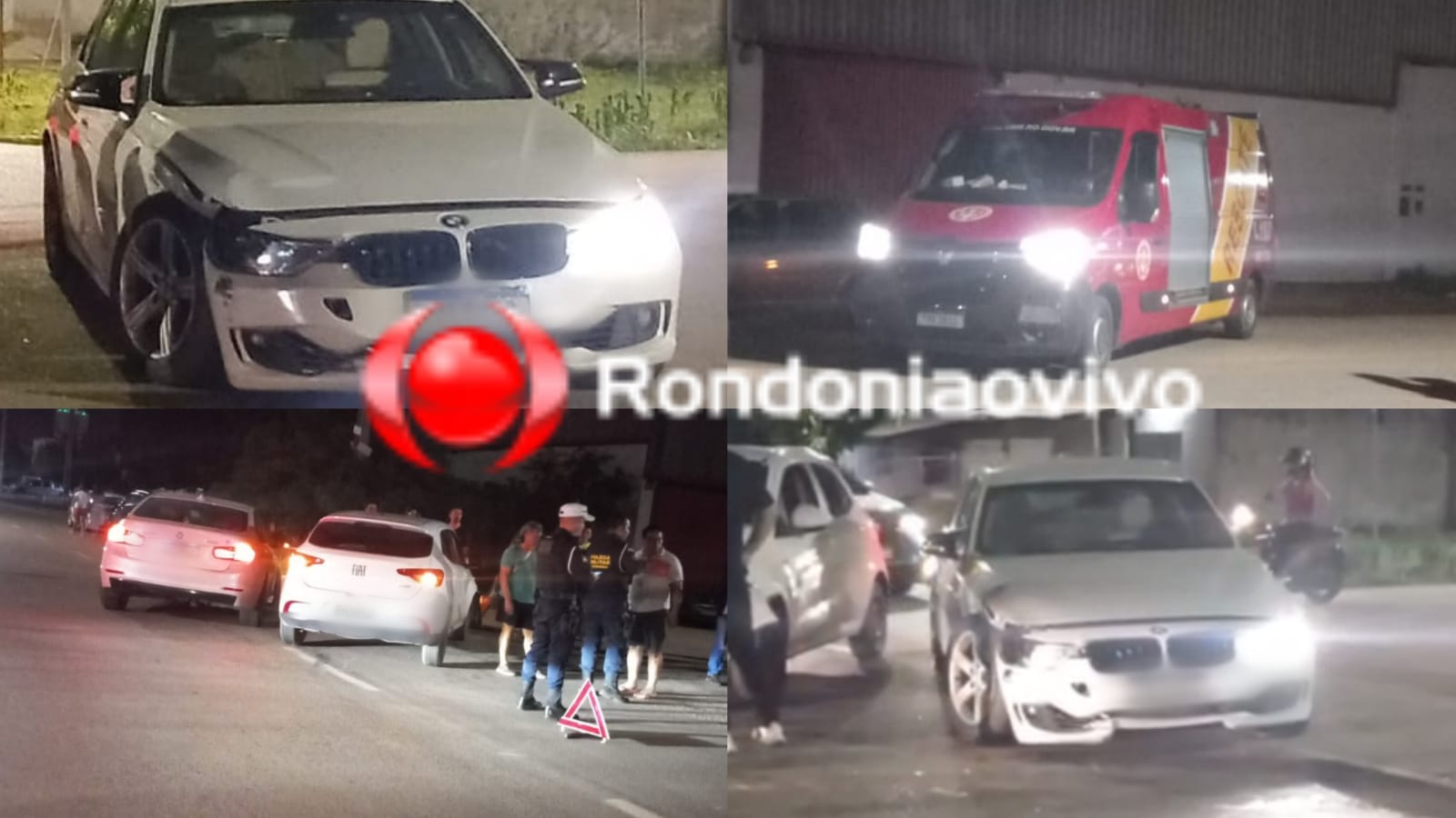 NA JACI: Motorista de BMW avança preferencial e deixa mulher ferida em acidente 