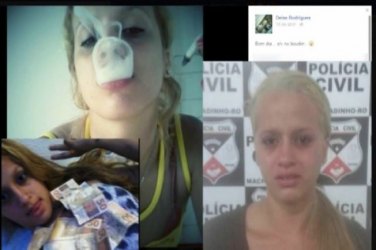 Policia prende jovem que ostentava com drogas no facebook 