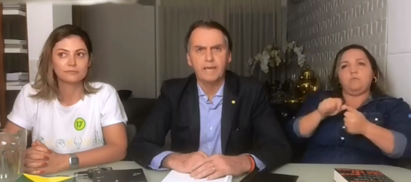VÍDEO: Pronunciamento de Bolsonaro eleito presidente