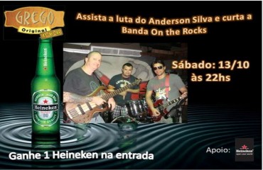 MMA - Assita o UFC Rio III no Grego Original e curta o melhor do Rock and Roll