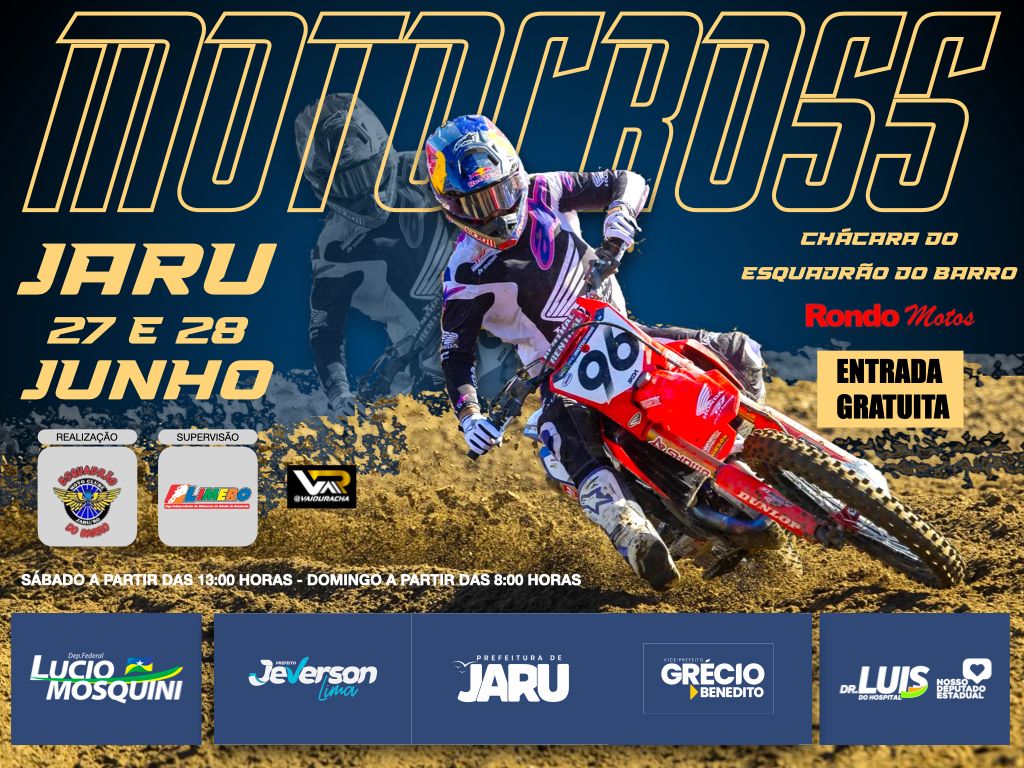 LIMERO: Jaru sedia 4ª etapa do Campeonato Rondoniense de Motocross neste fim de semana