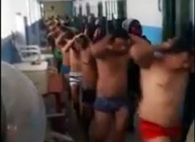 Vídeo mostra operação policial dentro de presídio 