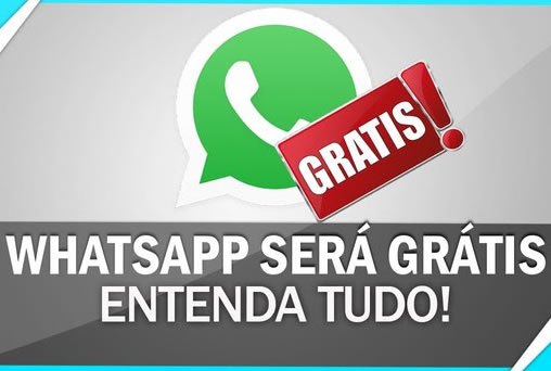 WhatsApp será de graça para sempre