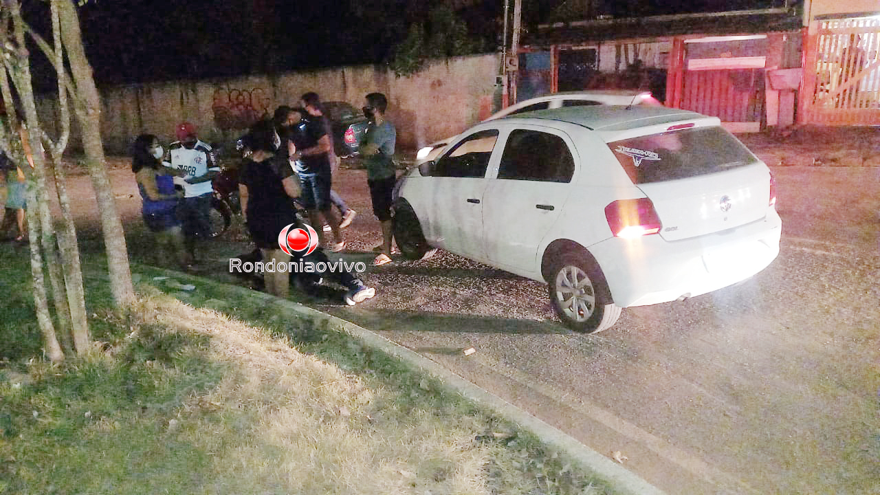 Motociclista fica lesionado após colisão com carro na Rio de Janeiro