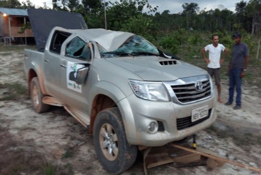 Deputado de Rondônia sofre acidente com capotamento em expedição na BR 319