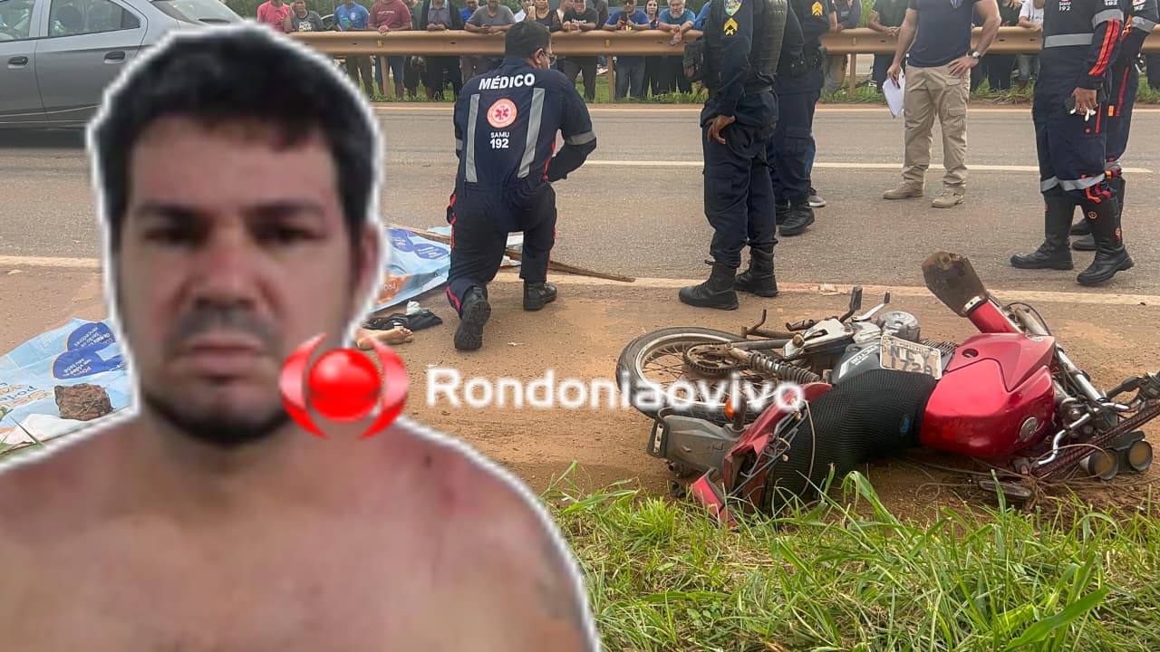 TRÁGICO: Identificado motociclista que morreu atropelado por carreta na BR-364 