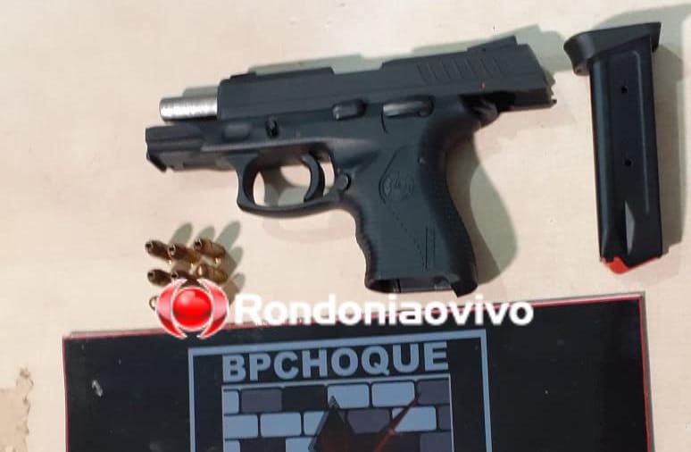 NERVOSISMO: Polícia prende motorista de Hilux armado com pistola na zona Leste