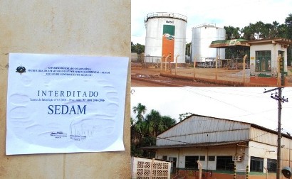 Base da Petroamazon é lacrada pela Sedam