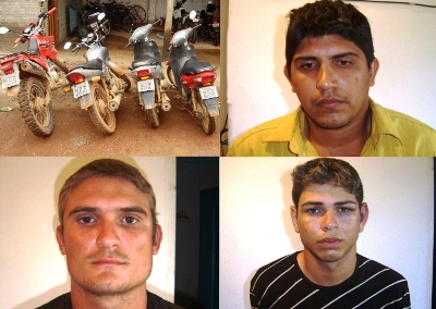 Quadrilha é presa em flagrante levando quatro motos para Bolívia 