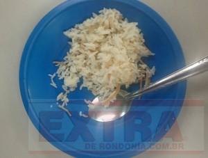 Mãe de aluno questiona merenda em escola municipal 
