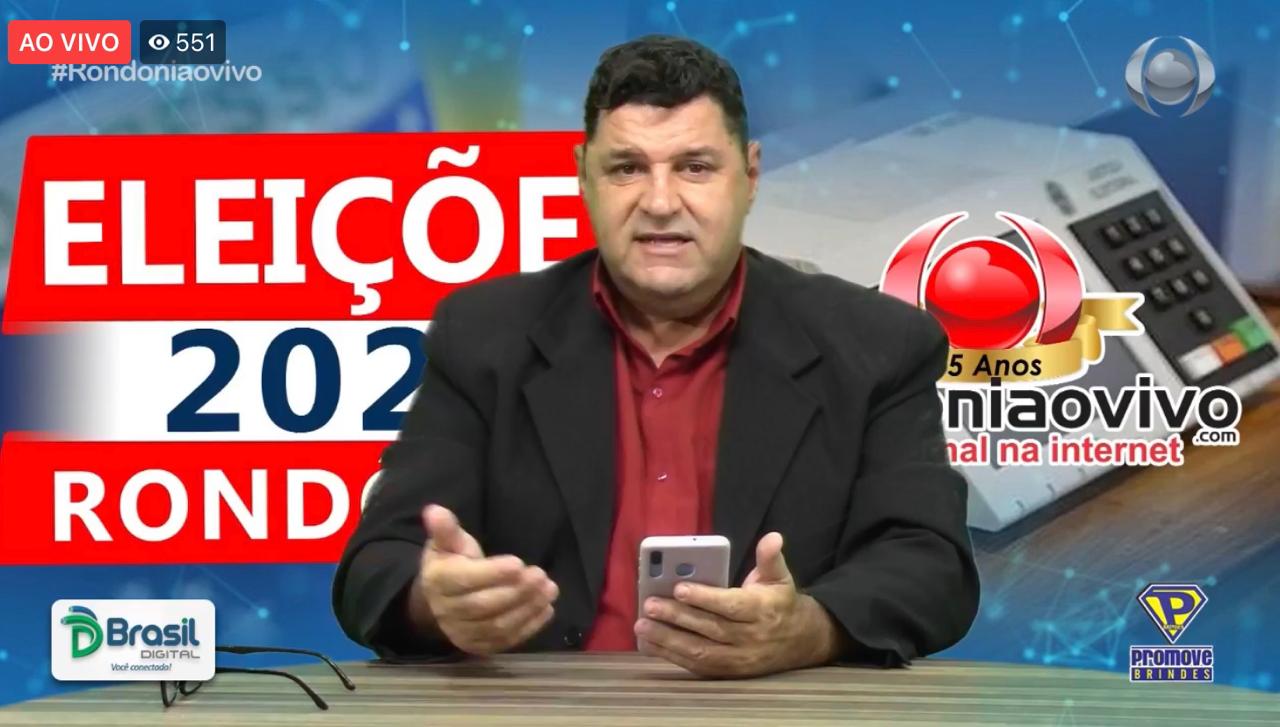 ASSISTA AO VIVO: Acompanhe a apuração de votos das eleições em Rondônia