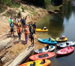 Amazônia Adventure realiza ‘Kaiacada’ no rio das Garças