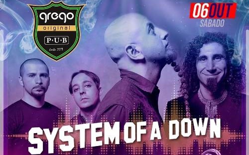 PROMOÇÃO: System Of A Down Cover Oficial direto de São Paulo