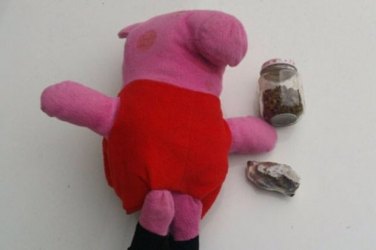 Polícia apreende Peppa Pig recheada de maconha