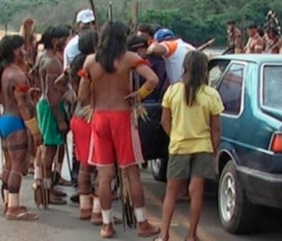 Homens atiram contra pedágio de índios e são “sequestrados”