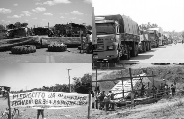 EMANCIPAÇÃO – Dias tensos, revolta, forças contrárias e protesto sobre protesto no bloqueio de Ponta do Abunã – Confira fotos