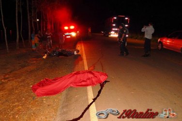 Motociclista morre em grave acidente na RO 383