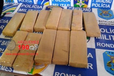 Polícia Militar apreende 12Kg de drogas em Matagal