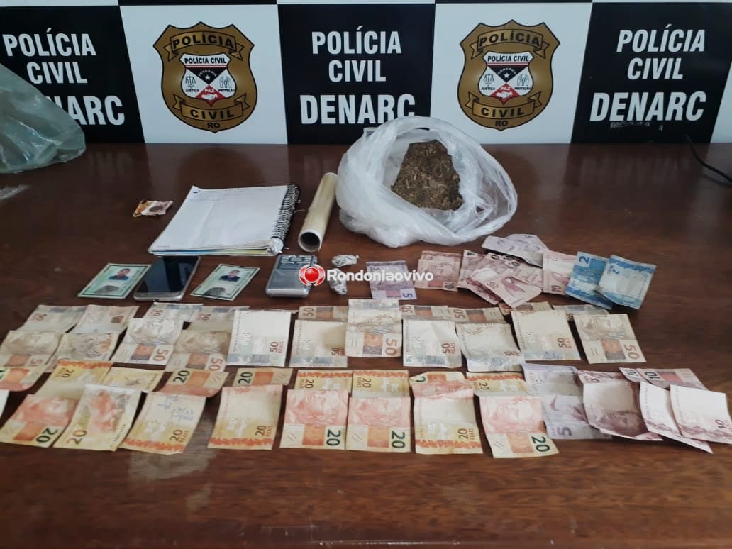 SKUNK: Denarc prende traficante com droga avaliada em quase R$ 10 mil