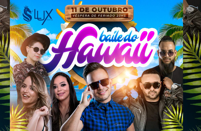 Confira os sorteados para o 'Baile do Hawaii' nessa sexta (11)