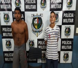 Trio é detido após agredir brutalmente vítima em roubo a residência