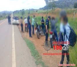 Polícia Militar realiza abordagens na BR-421