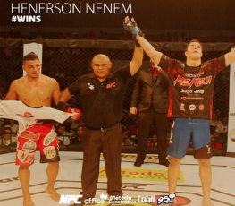 Portovelhense Henerson Neném vence luta no NFC em Natal