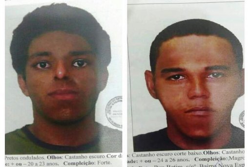 Polícia divulga retrato falado de supostos assassinos de criança em assalto