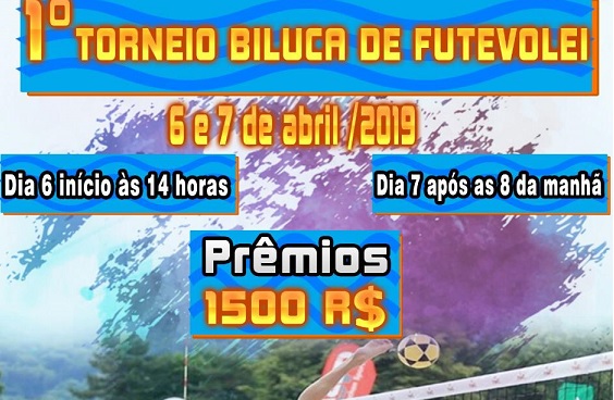 COMPETIÇÃO: Vem aí o Torneio Biluca de Futevolei em Abril na capital